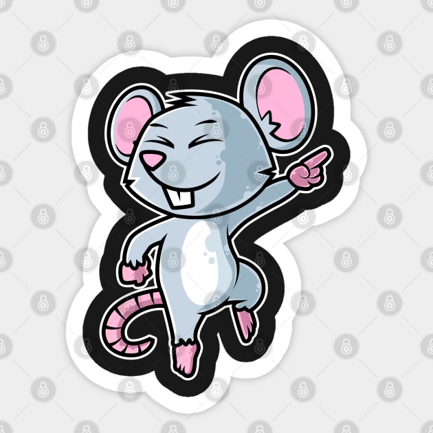 Mouse Dancer - Dance for kids Kawaii Neko Anime design Sticker by theodoros20